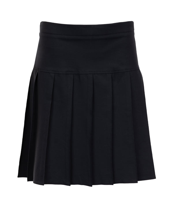 SSK504 Senior Girls Skirt - Pleated Deep Waistband - Ink Blue