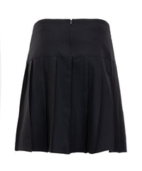 SSK504 Senior Girls Skirt - Pleated Deep Waistband - Ink Blue