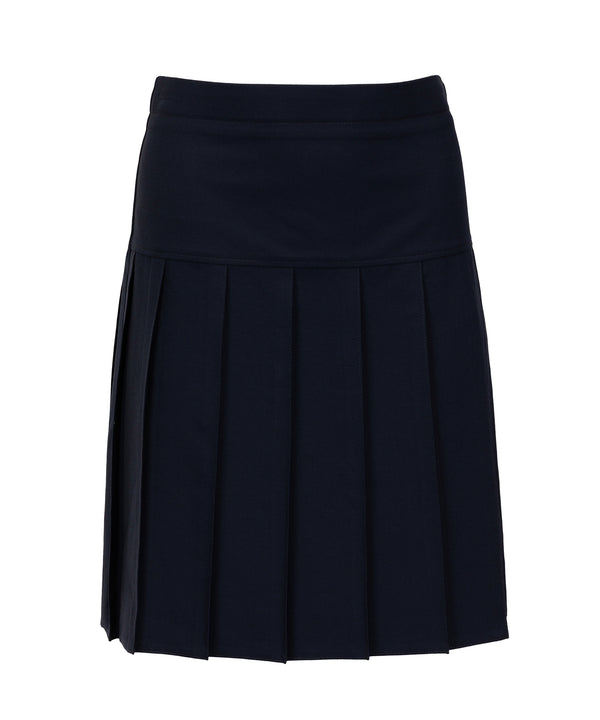 SSK504 Senior Girls Skirt - Pleated Deep Waistband - New Navy