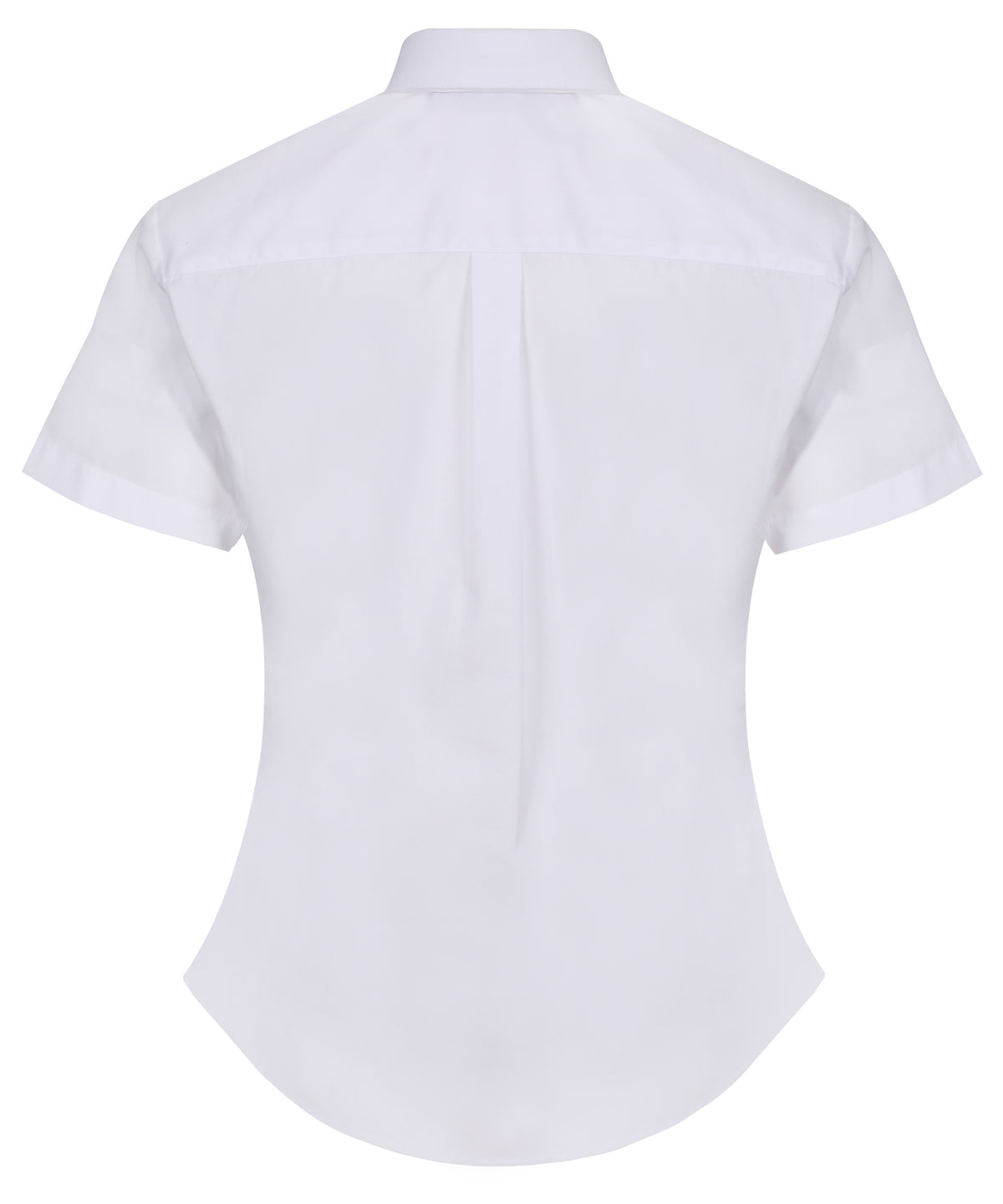 TPB425 Girls Short Sleeve Non-Iron Blouse - Slim Fit - White - Twin Pack