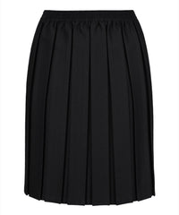 JSK117 Junior Girls Skirt - Box Pleat - Black