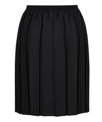 JSK117 Junior Girls Skirt - Box Pleat - Black