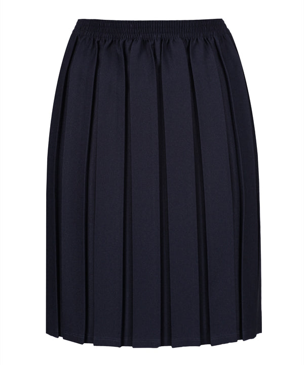 JSK117 Junior Girls Skirt - Box Pleat - Navy