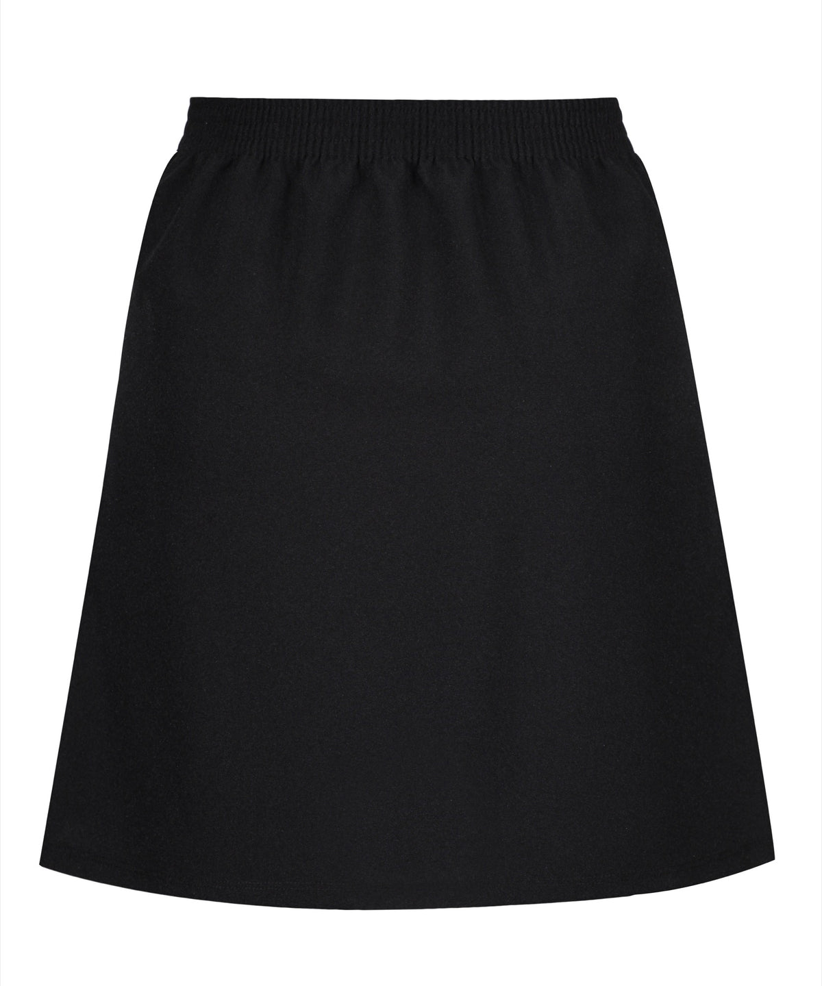 JSK200 - Junior Girls Flower Button Skirt - Black