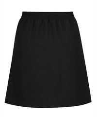 JSK200 - Junior Girls Flower Button Skirt - Black