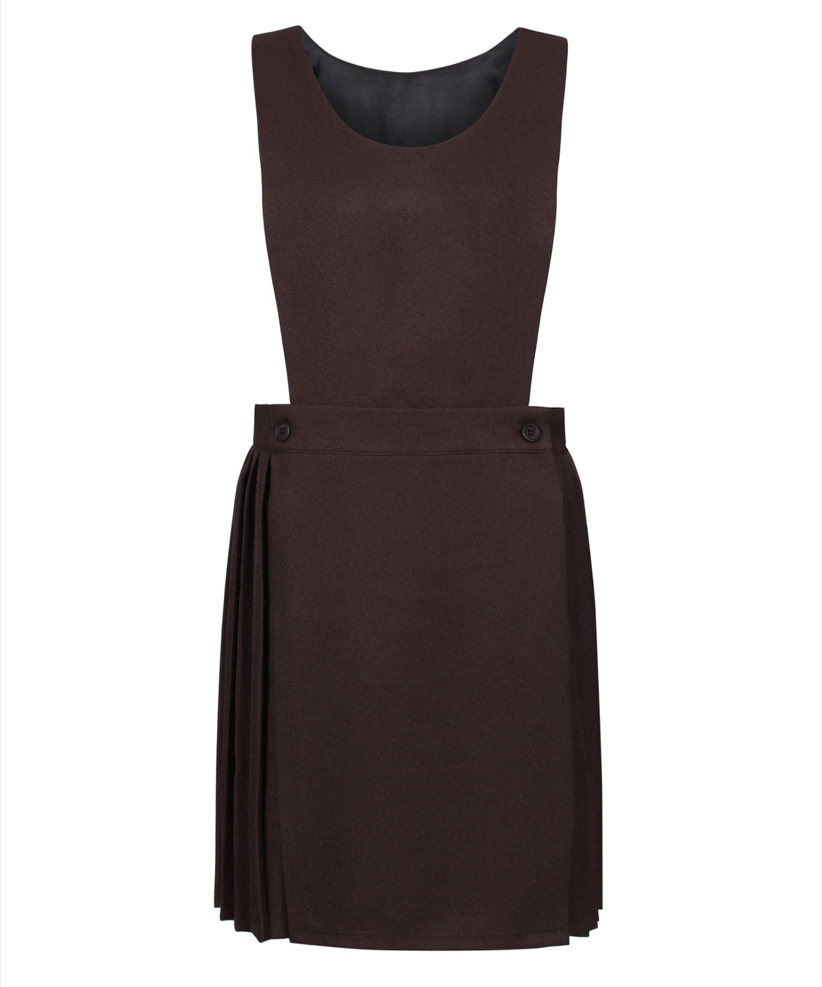 PIN112 Junior Girls Pinafore - Brown