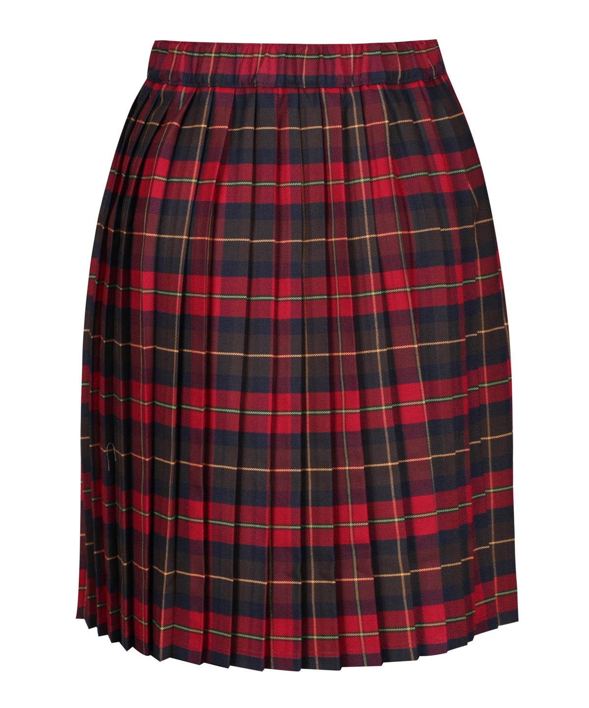 SK105B - Junior Girls Kilt - Maroon Tartan