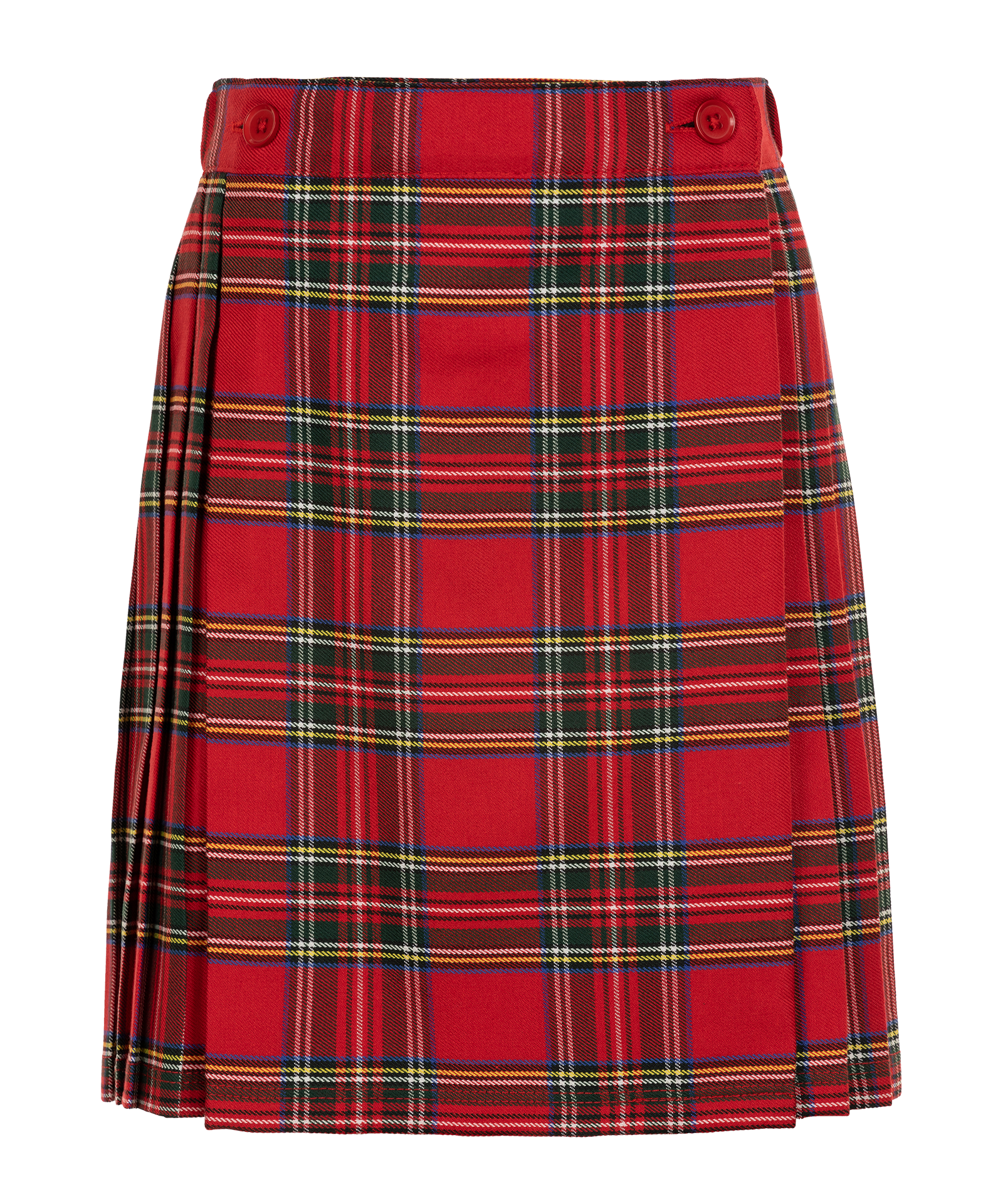 Viper London Mini-Kilt Tartan, 42 Cm Lang – Wickelrock Mit Schnallen, 100% Acryl