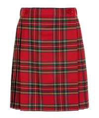 SK105B- Junior Girls Kilt - Red Tartan