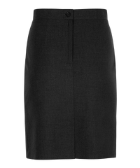 SSK241 - Senior Girls Skirt - Straight - Back Vent - Soft Handle - Black
