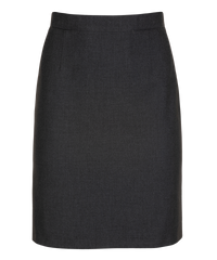 SSK241 - Senior Girls Skirt - Straight - Back Vent - Soft Handle - Harrow Grey