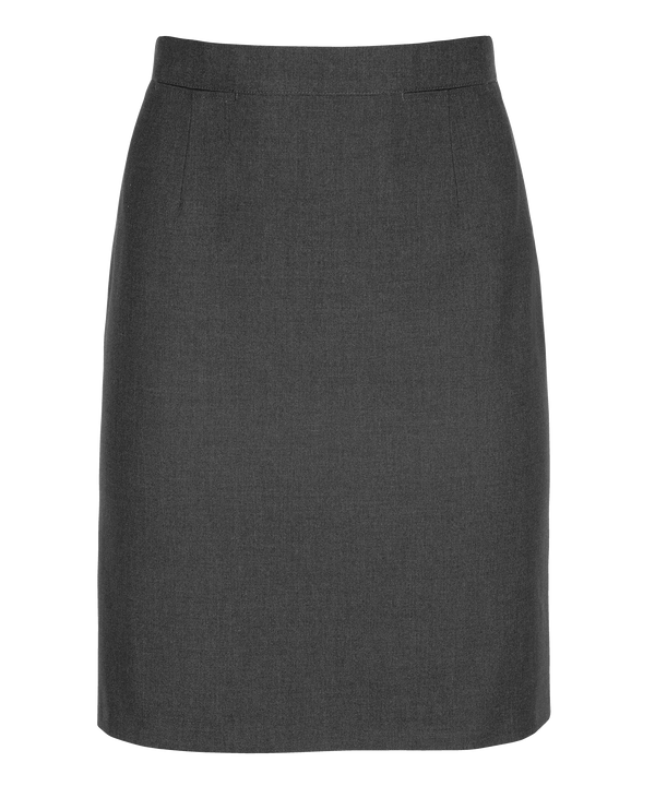 SSK241 - Senior Girls Skirt - Straight - Back Vent - Soft Handle - Slate Grey