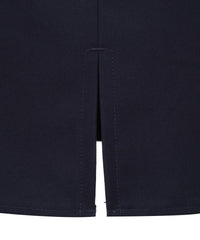 SSK242 - Senior Girls Skirt - Straight - Back Vent - Navy