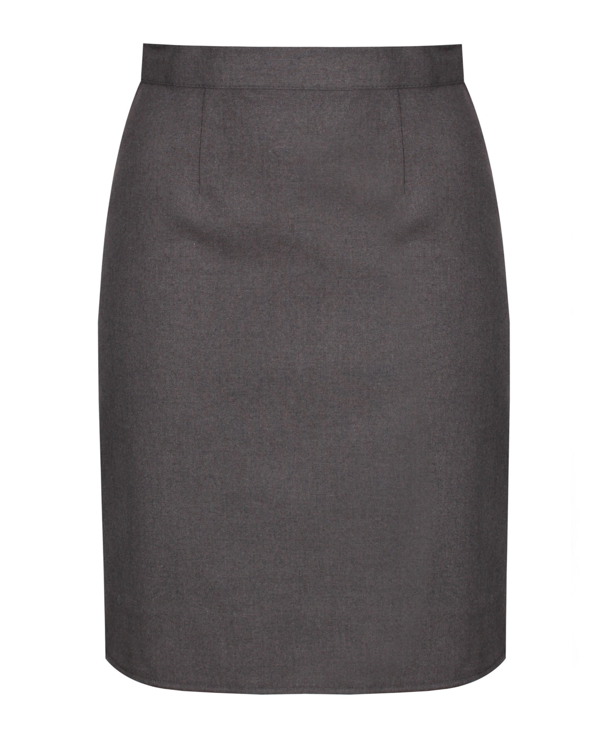SSK242 - Senior Girls Skirt - Straight - Back Vent - Harrow Grey