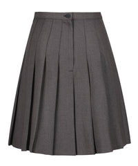 SSK308 Senior Girls Stitch Down Knife Pleat Skirt - Grey