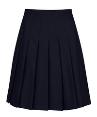 SSK308 Senior Girls Stitch Down Knife Pleat Skirt - Navy