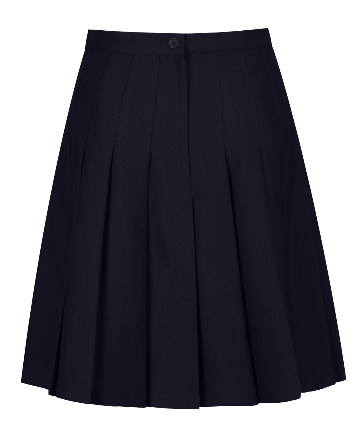 SSK308 Senior Girls Stitch Down Knife Pleat Skirt - Navy