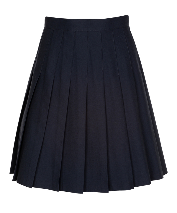 SSK308 Senior Girls Stitch Down Knife Pleat Skirt - New Navy