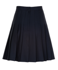 SSK308 Senior Girls Stitch Down Knife Pleat Skirt - New Navy