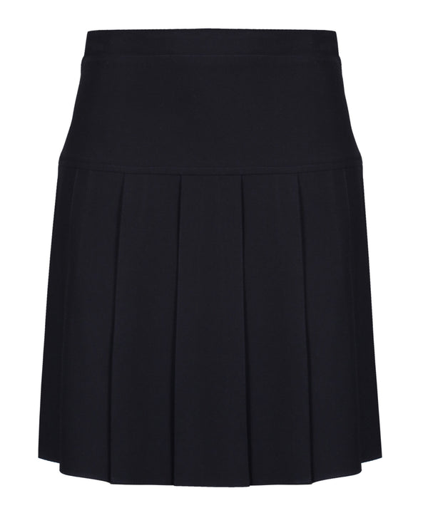 SSK504 Senior Girls Skirt - Pleated Deep Waistband - Navy